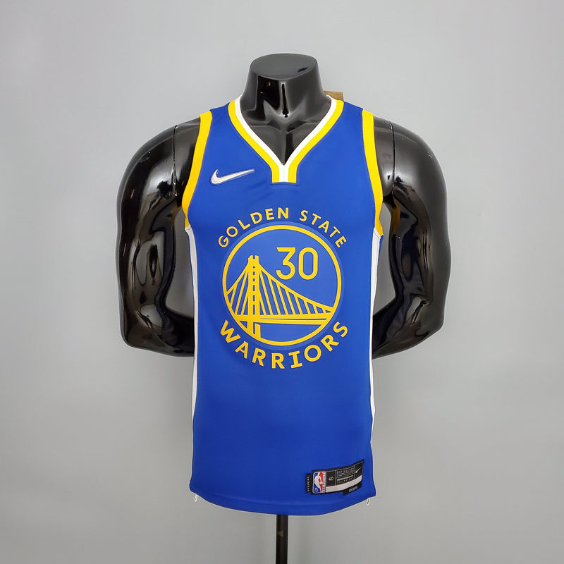 NBA Golden State Warriors #30 Curry Jersey - #2974 Blue