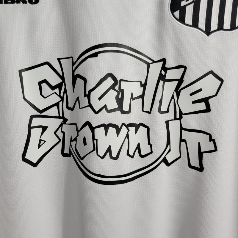 Santos Special Edition Charlie Brown White Shirt 22/23 - Fan Version