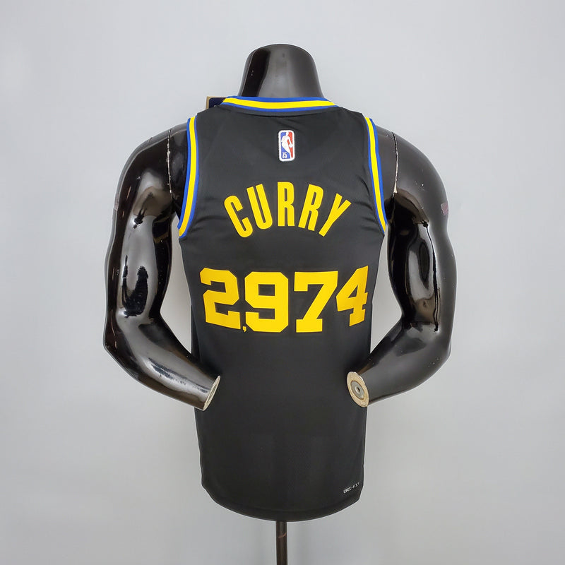 NBA Golden State Warriors #30 Curry Jersey - #2974 Black