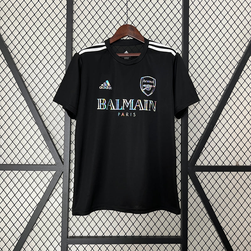 Camisa Arsenal Especial 24/25 - Balmain Torcedor Masculina - Lançamento