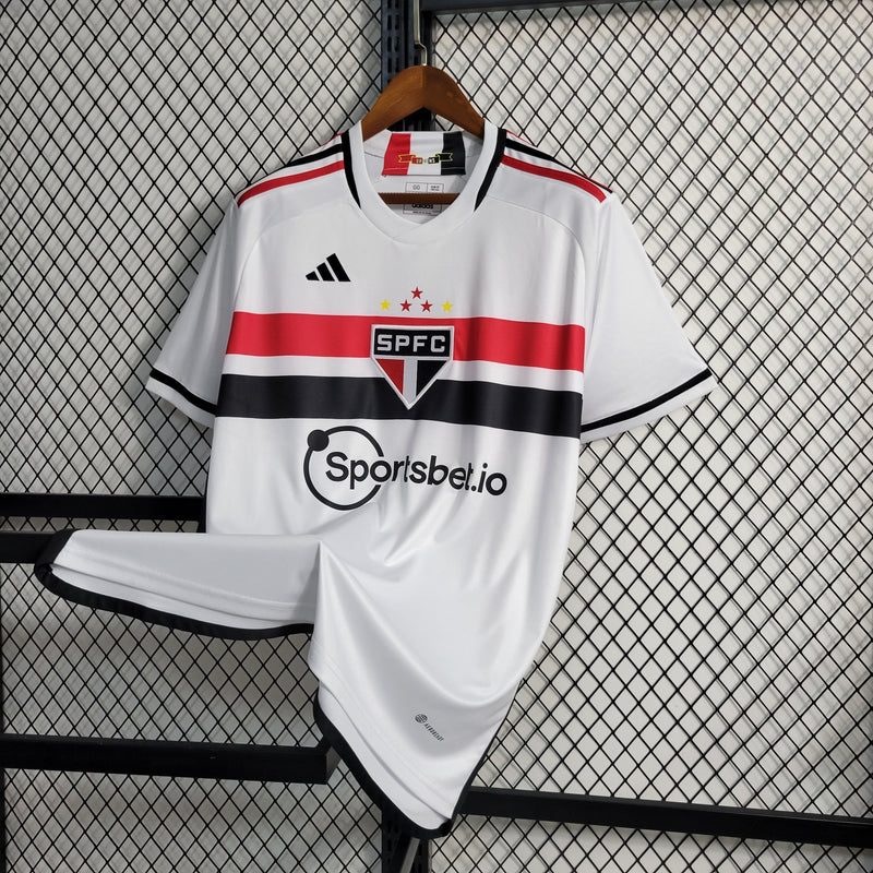 Camisa São Paulo Home 23/24 - Adidas Torcedor Masculina - Lançamento